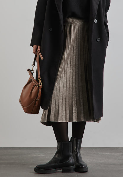 Street One Midi-Rock Damen sparkling beige