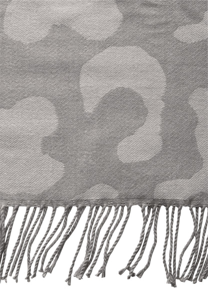 Street One Jacquard Schal Damen Kuschelig Fransen