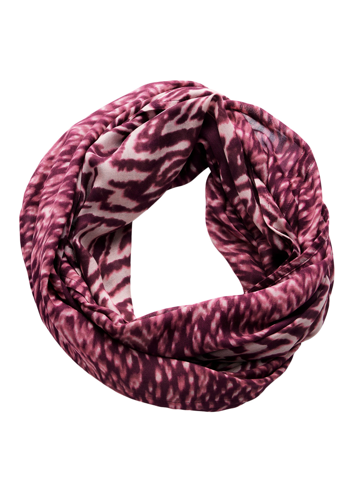 Street One Loop-Schal Damen mulberry red