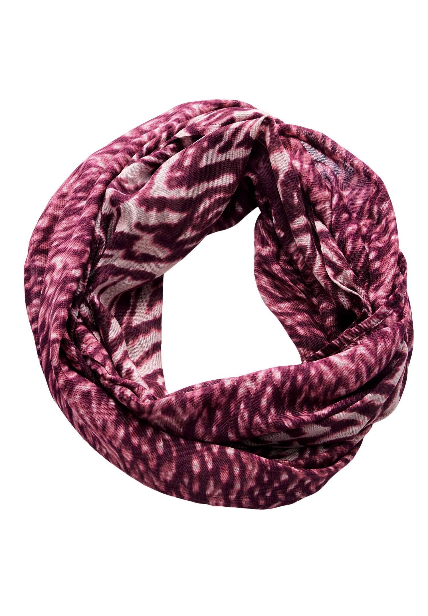 Street One Loop-Schal Damen mulberry red