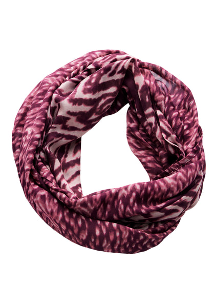 Street One Loop-Schal Damen mulberry red