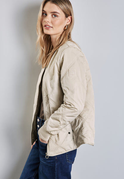Street One Blouson Damen Diamantsteppung Seidiger Glanz
