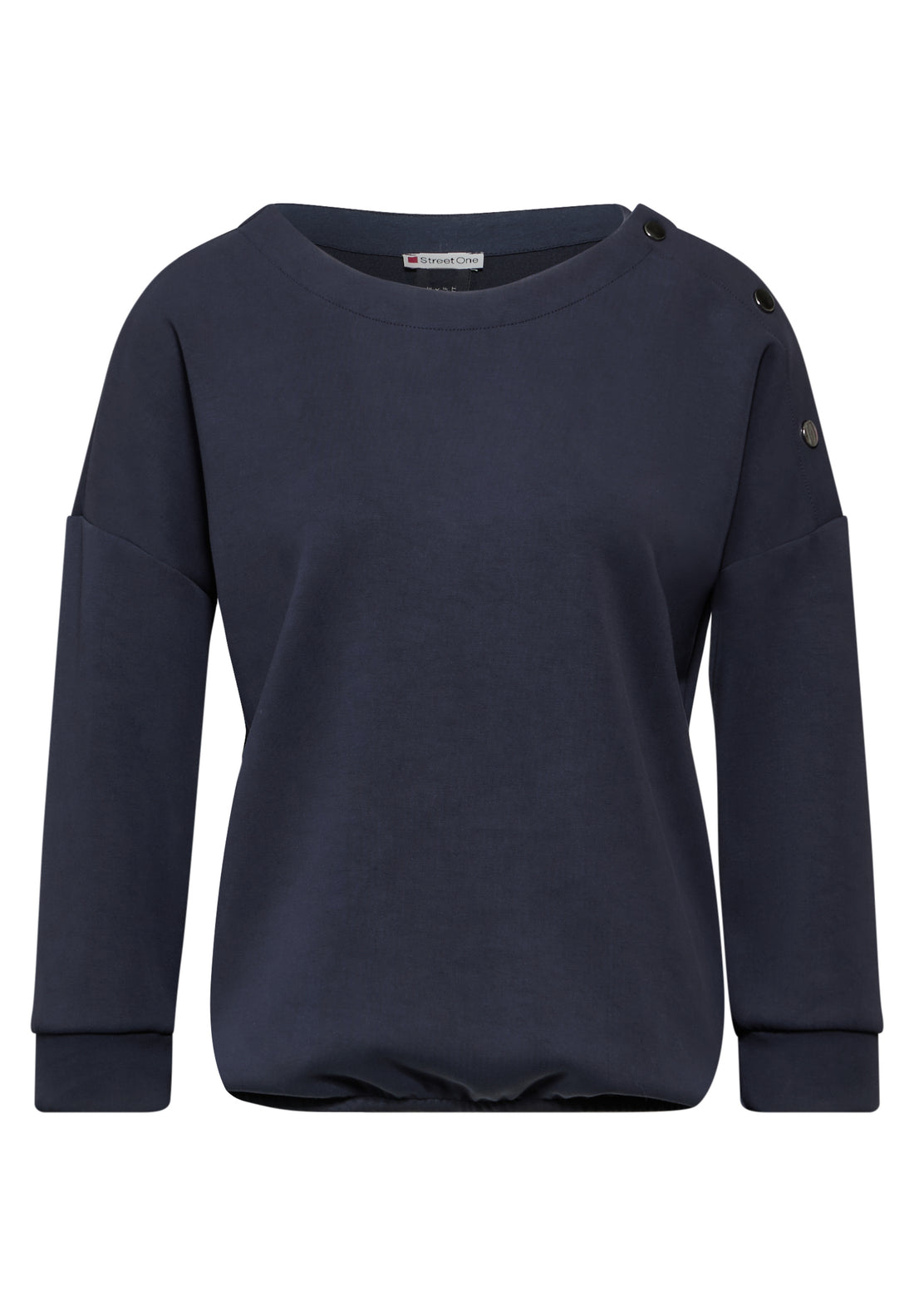 Street One Shirt im Silk Look Damen Elegant mit 3/4 Arm