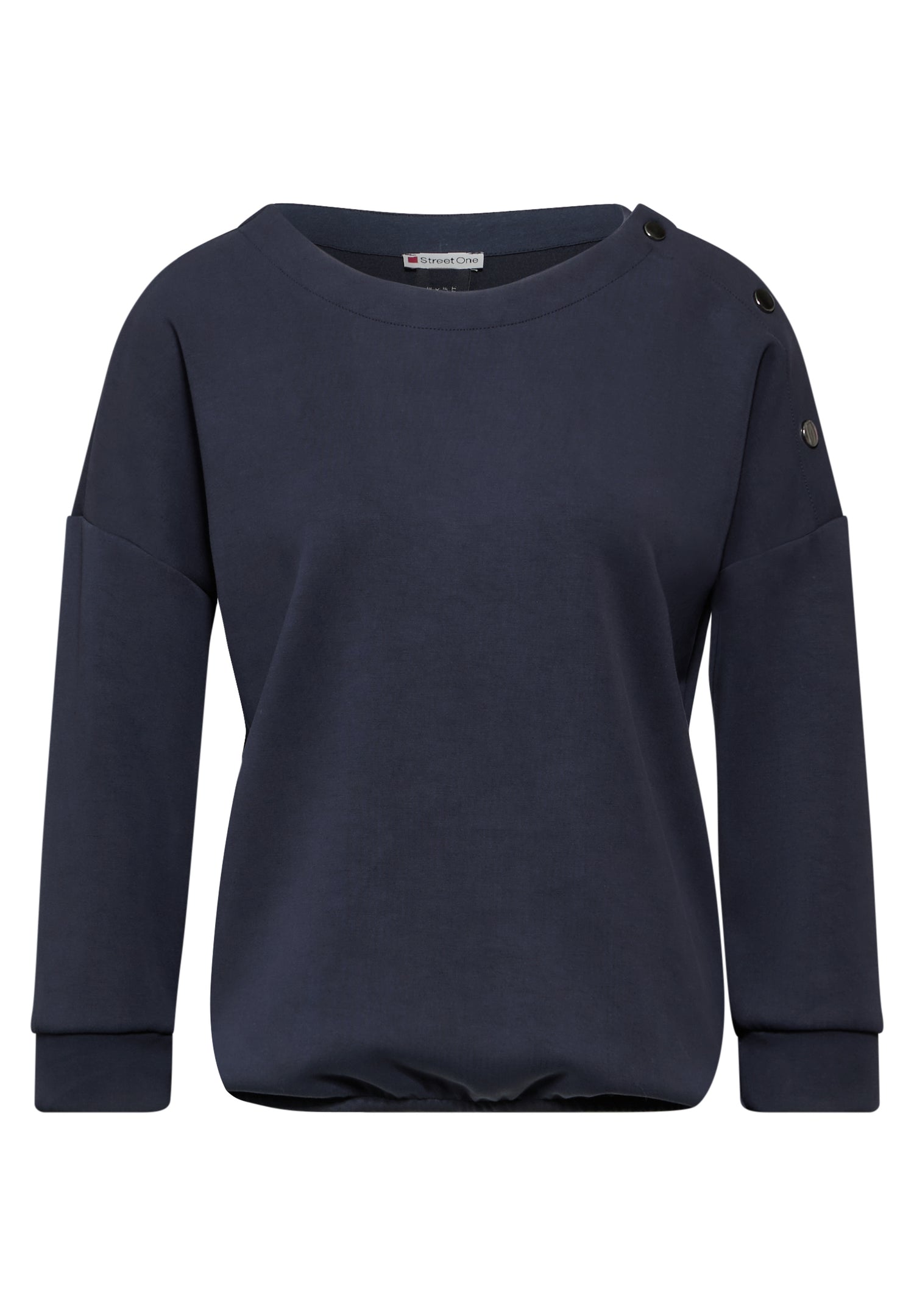 Street One Shirt im Silk Look Damen Elegant mit 3/4 Arm
