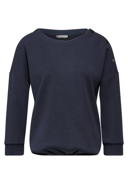 Street One Shirt im Silk Look Damen Elegant mit 3/4 Arm