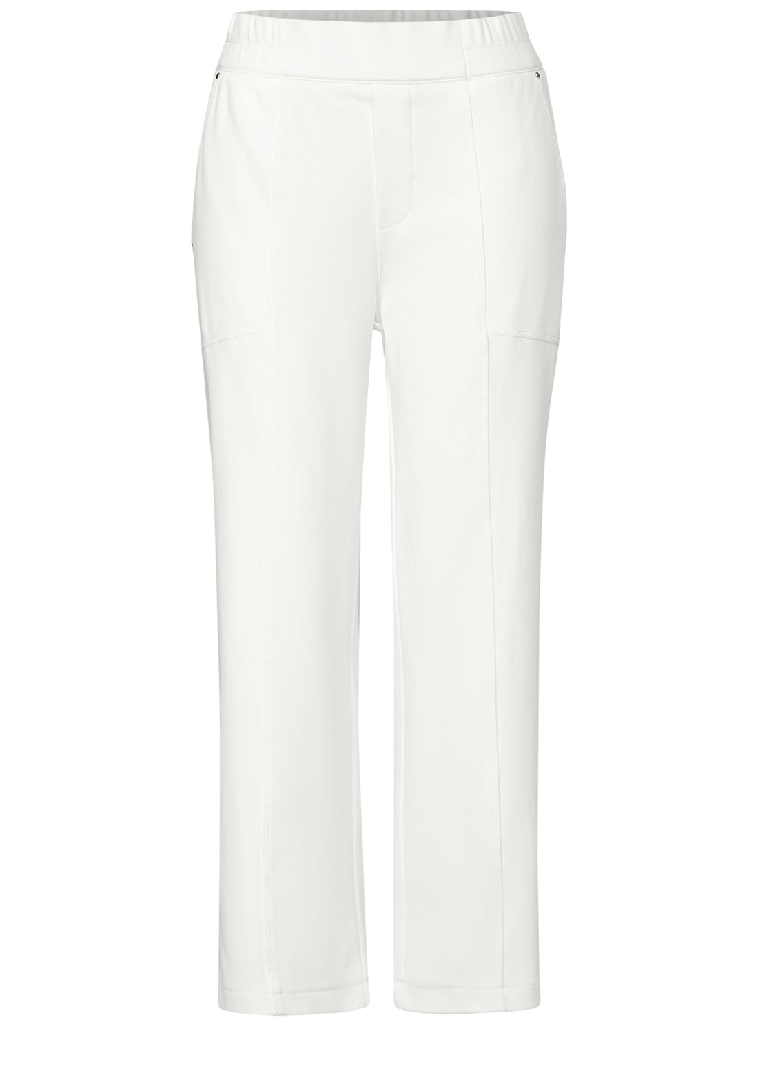 Street One Twill-Hose Straight Leg 7/8 Damen High Waist