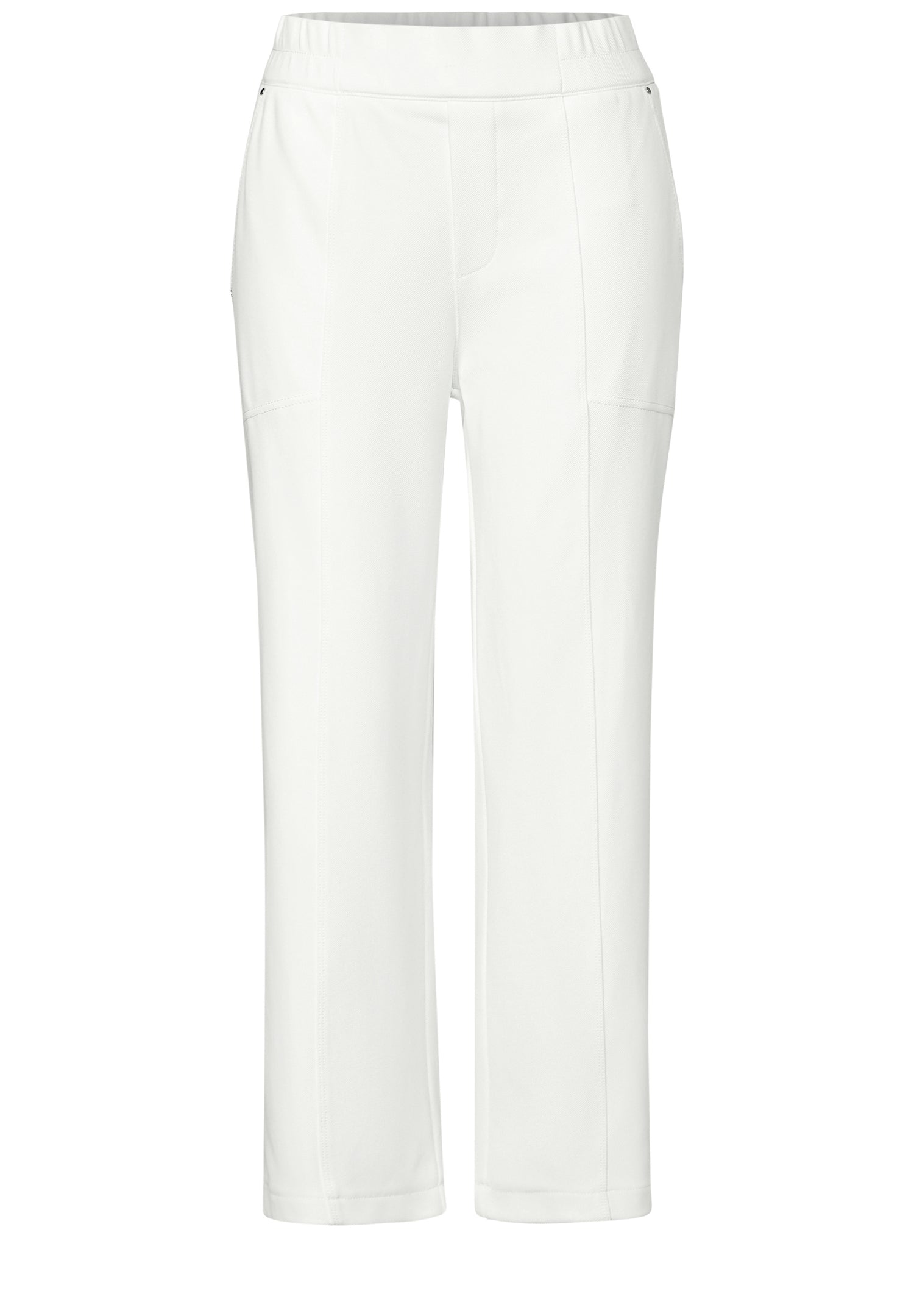 Street One Twill-Hose Straight Leg 7/8 Damen High Waist