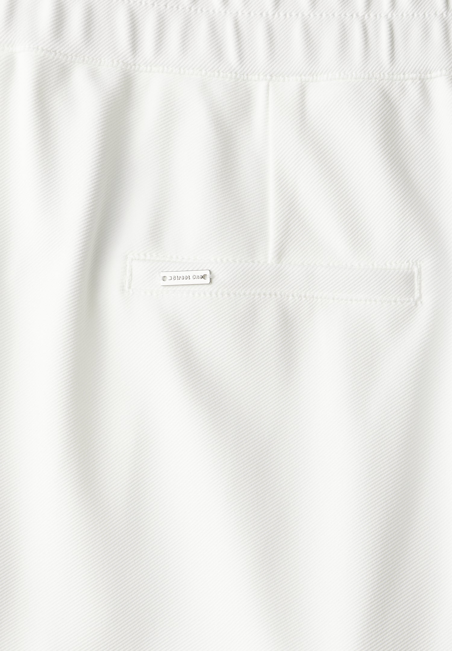 Street One Twill-Hose Straight Leg 7/8 Damen High Waist