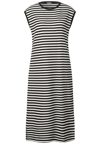 Street One ärmelloses Midi-Kleid Damen lässiges Streifenmuster