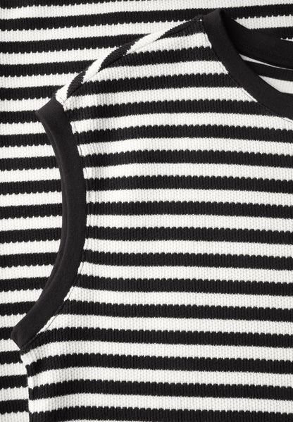 Street One ärmelloses Midi-Kleid Damen lässiges Streifenmuster