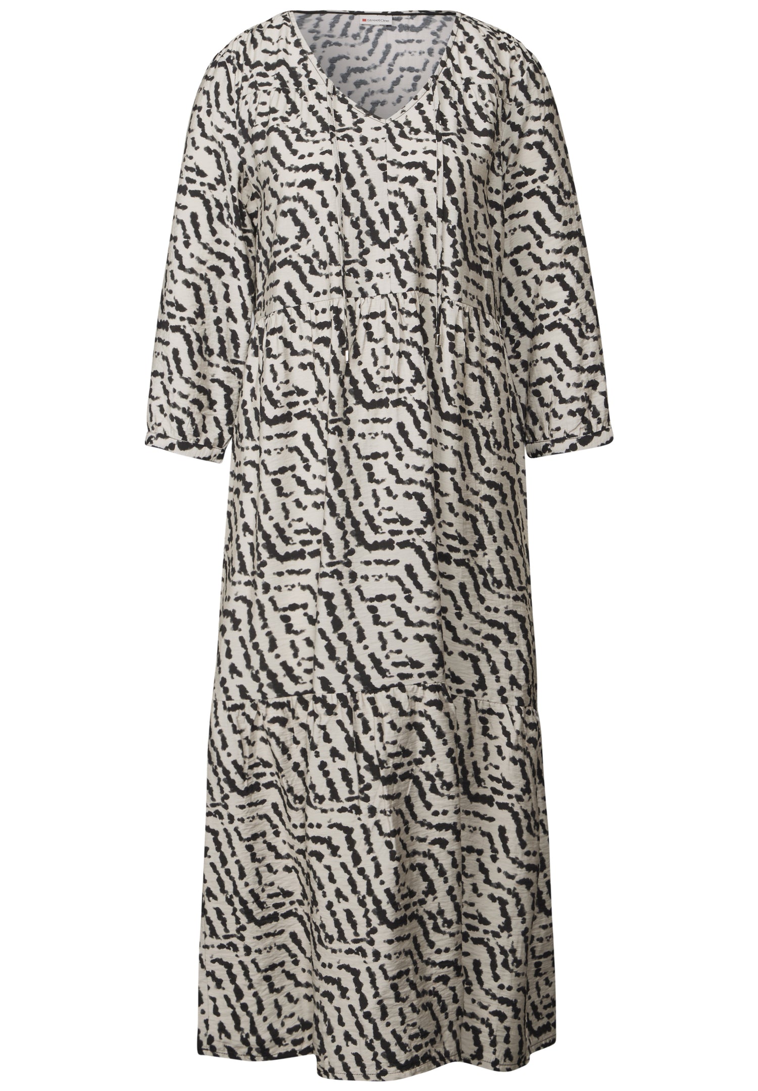 Street One Midi Tunika-Kleid Damen mit grafischem Muster