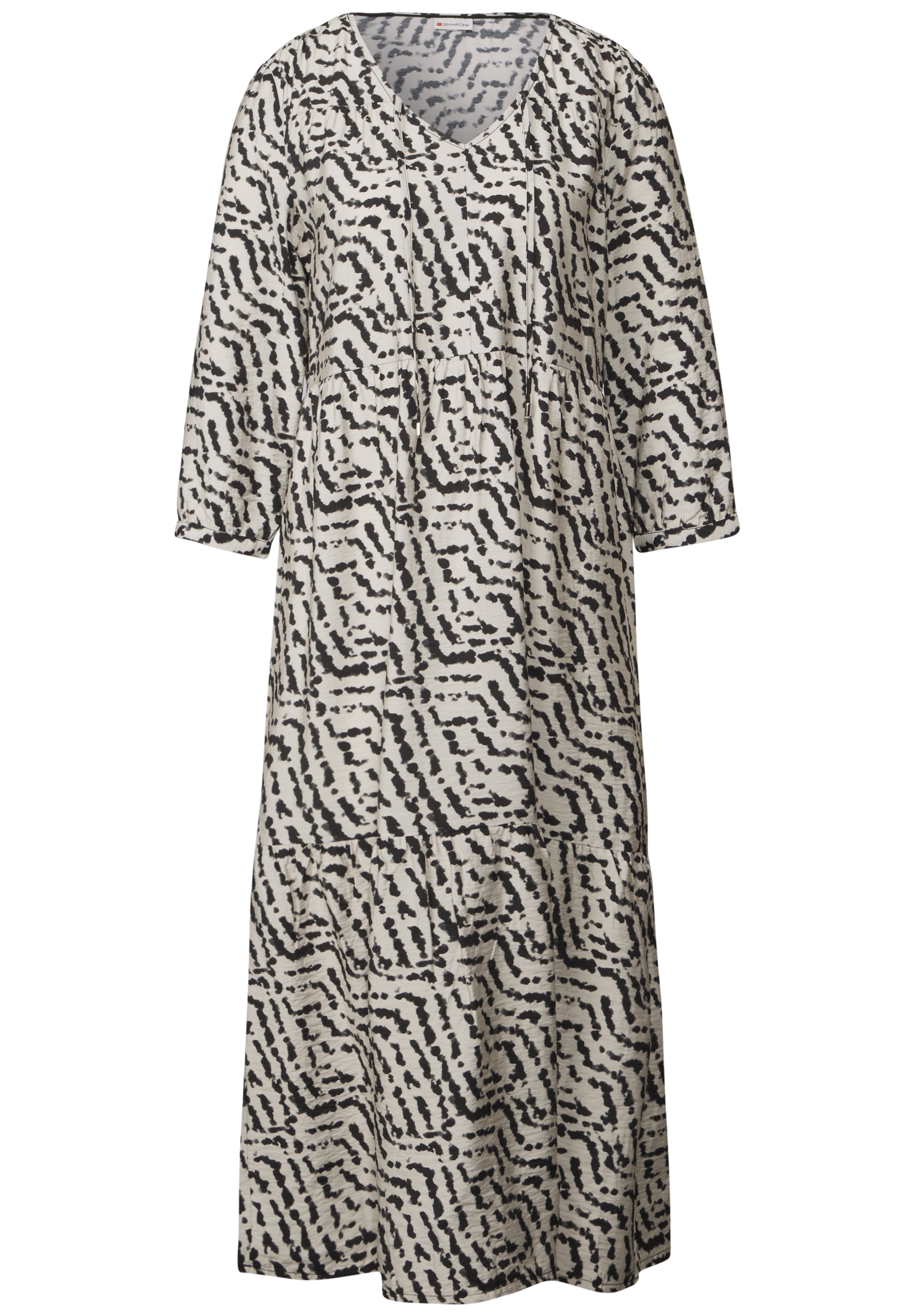 Street One Midi Tunika-Kleid Damen mit grafischem Muster