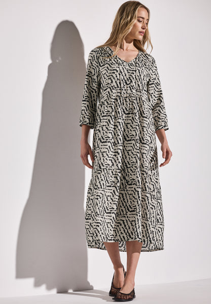 Street One Midi Tunika-Kleid Damen mit grafischem Muster