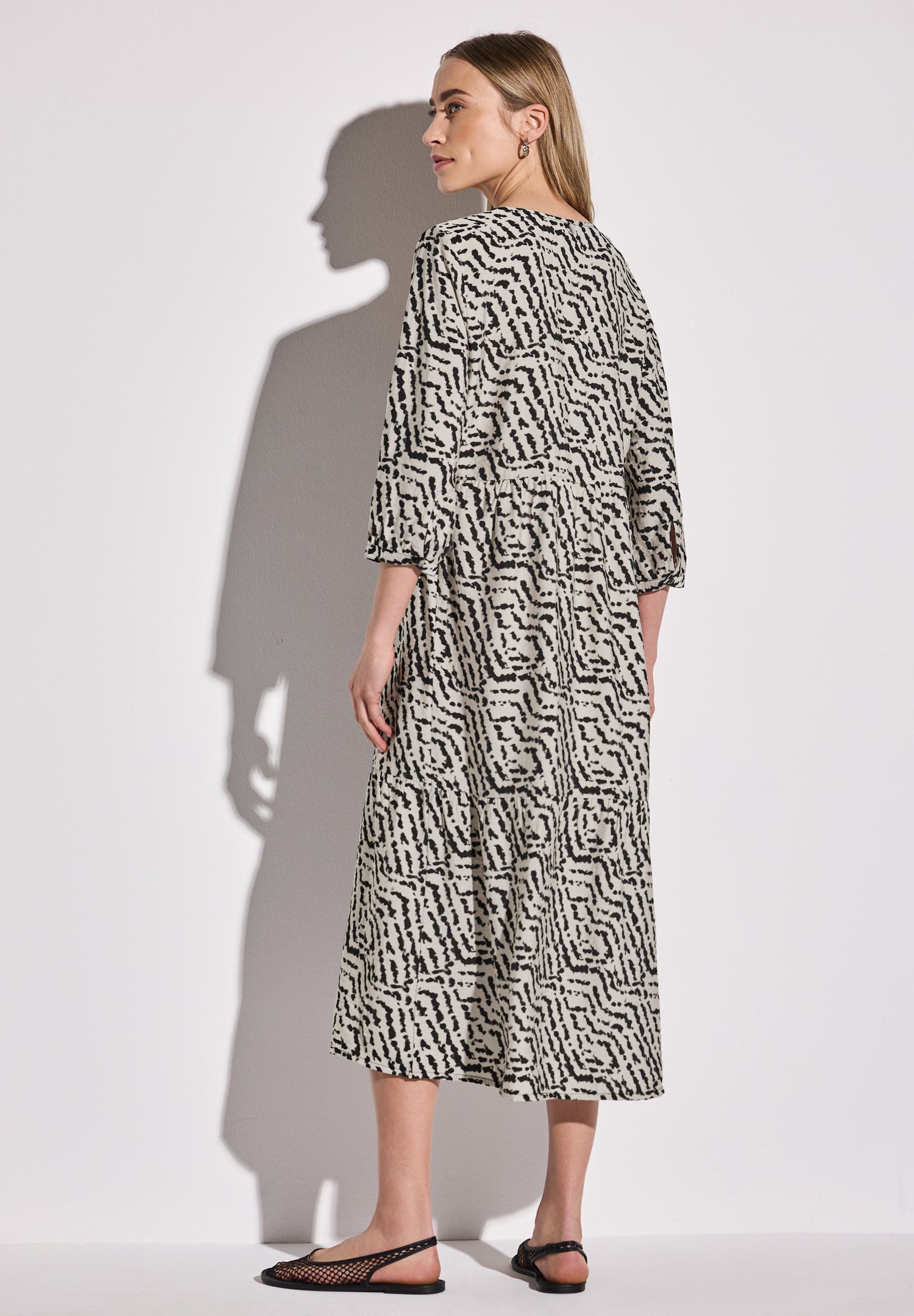 Street One Midi Tunika-Kleid Damen mit grafischem Muster
