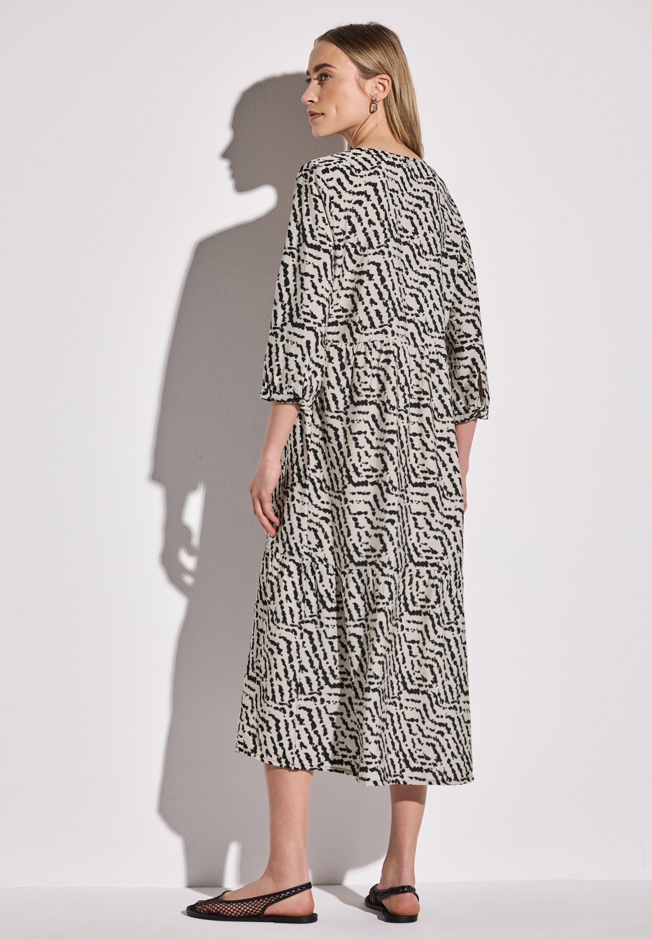 Street One Midi Tunika-Kleid Damen mit grafischem Muster