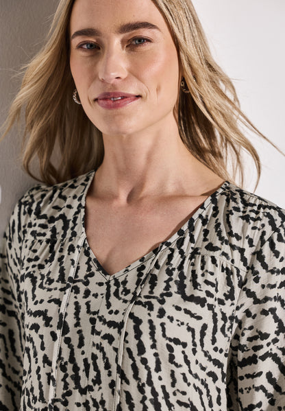 Street One Midi Tunika-Kleid Damen mit grafischem Muster