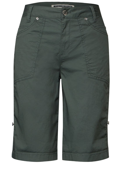 Street One Bermuda Damen Casual Fit Bequem Stretch Baumwolle