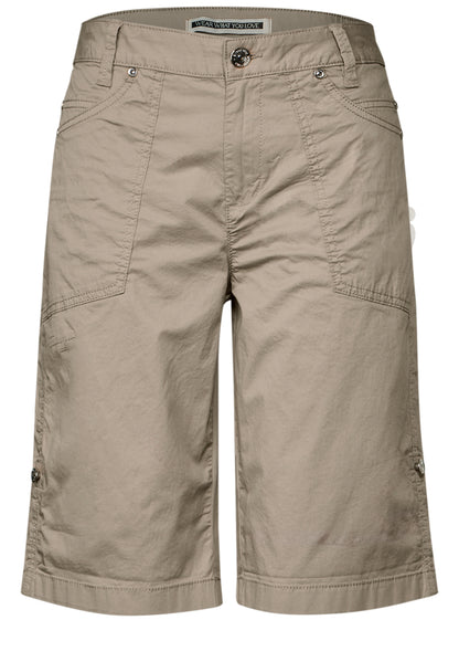 Street One Bermuda Damen Casual Fit Bequem Stretch Baumwolle
