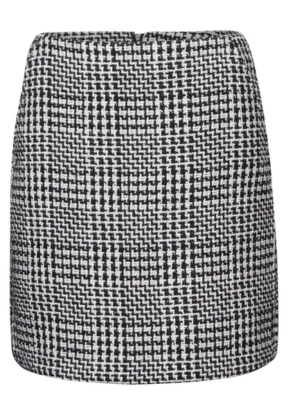 Street One Bouclé-Rock Damen Kariert mit Bouclé-Struktur