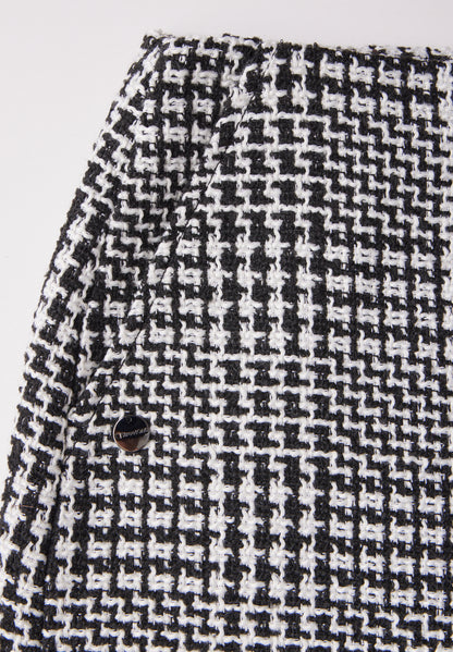 Street One Bouclé-Rock Damen Kariert mit Bouclé-Struktur