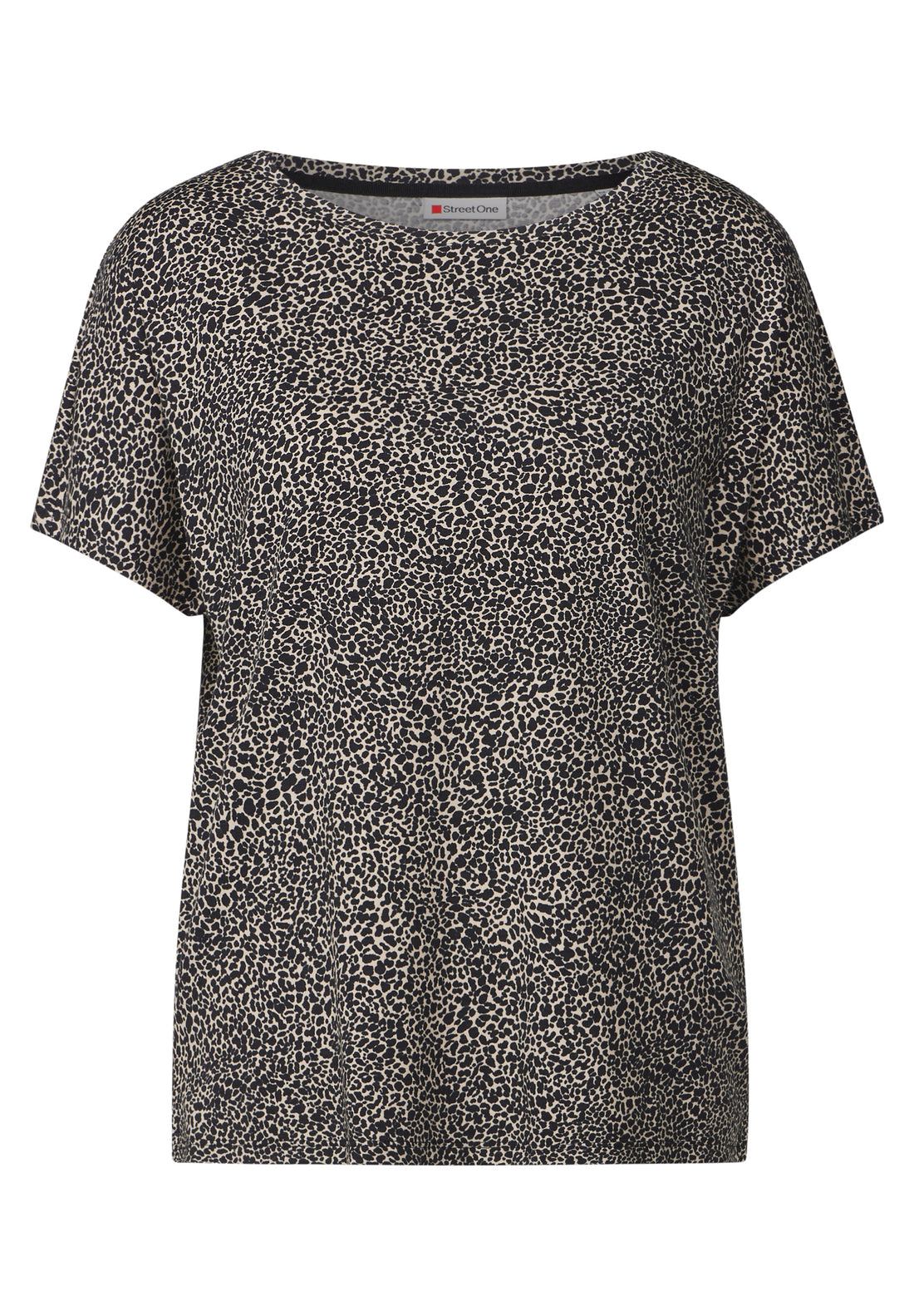 Street One Shirt Damen Animal Print lässige Passform