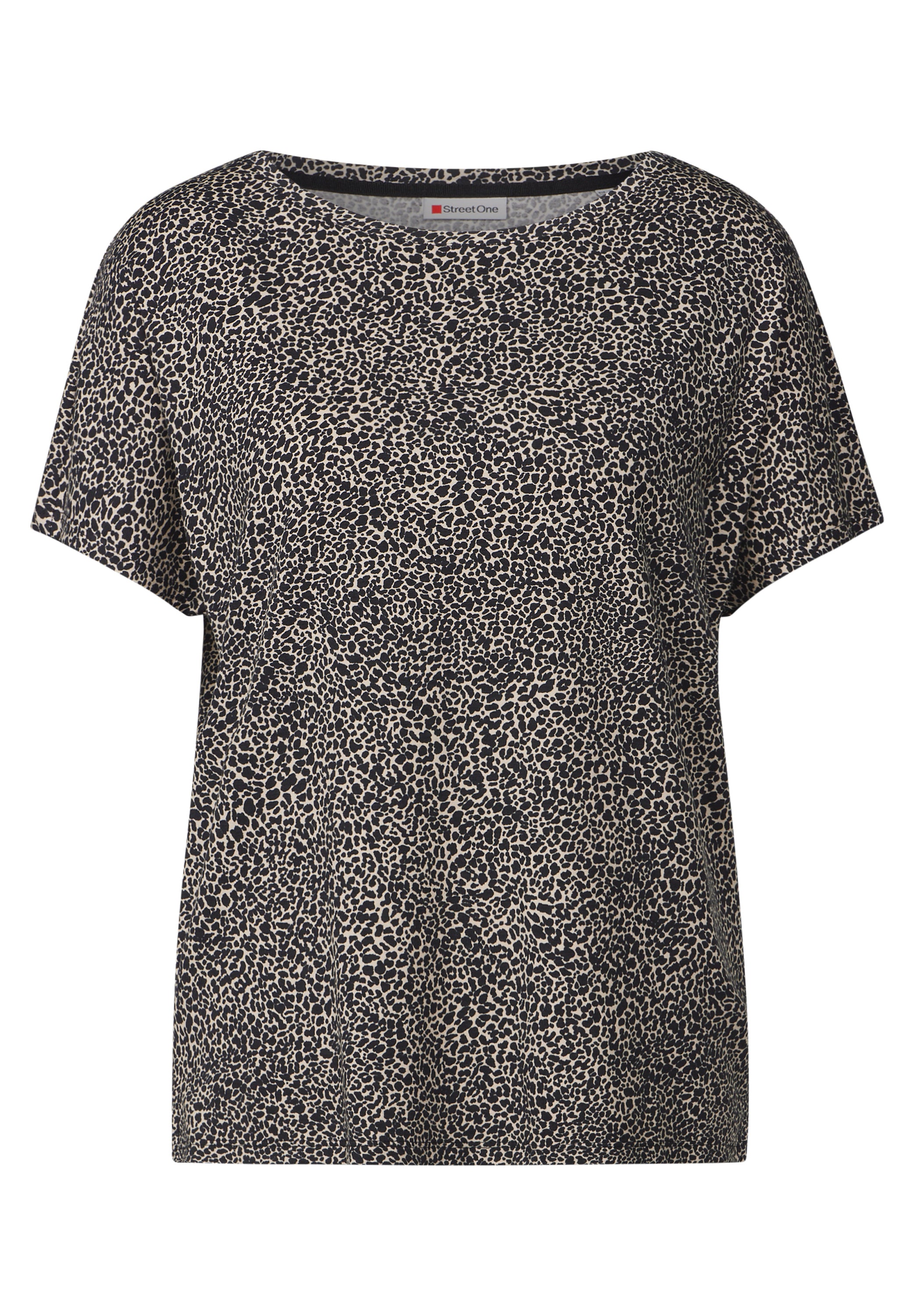 Street One Shirt Damen Animal Print lässige Passform