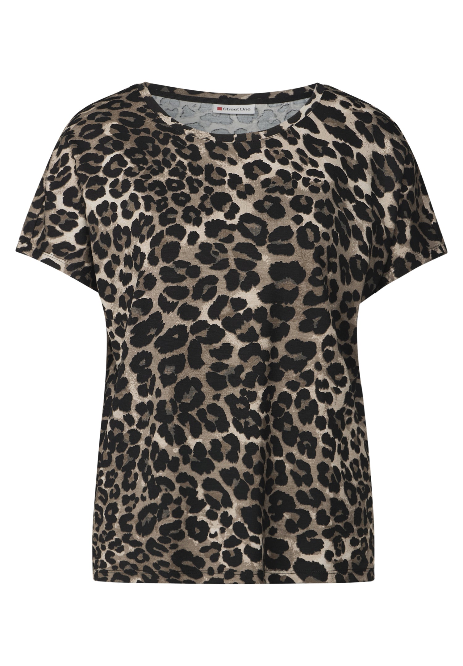 Street One Shirt Damen Animal Print lässige Passform