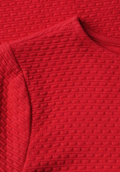 Street One Strukturshirt Damen Feminin mit Tunnelzug