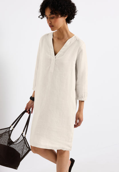 Street One Tunika-Kleid Damen Luftiger Schnitt Leinen-Qualität