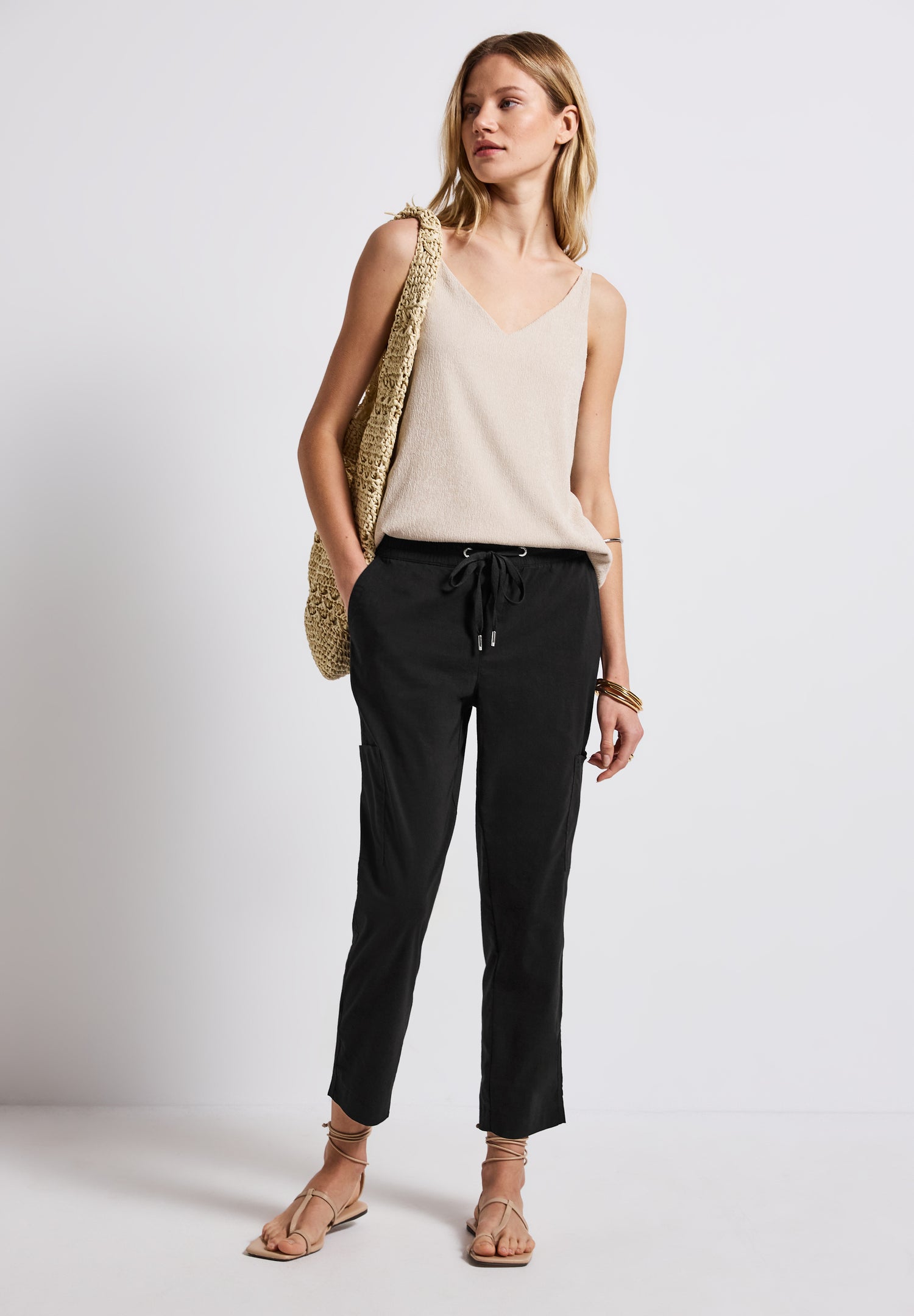 Street One Loose Fit Hose Damen Bequem Stretch Baumwolle