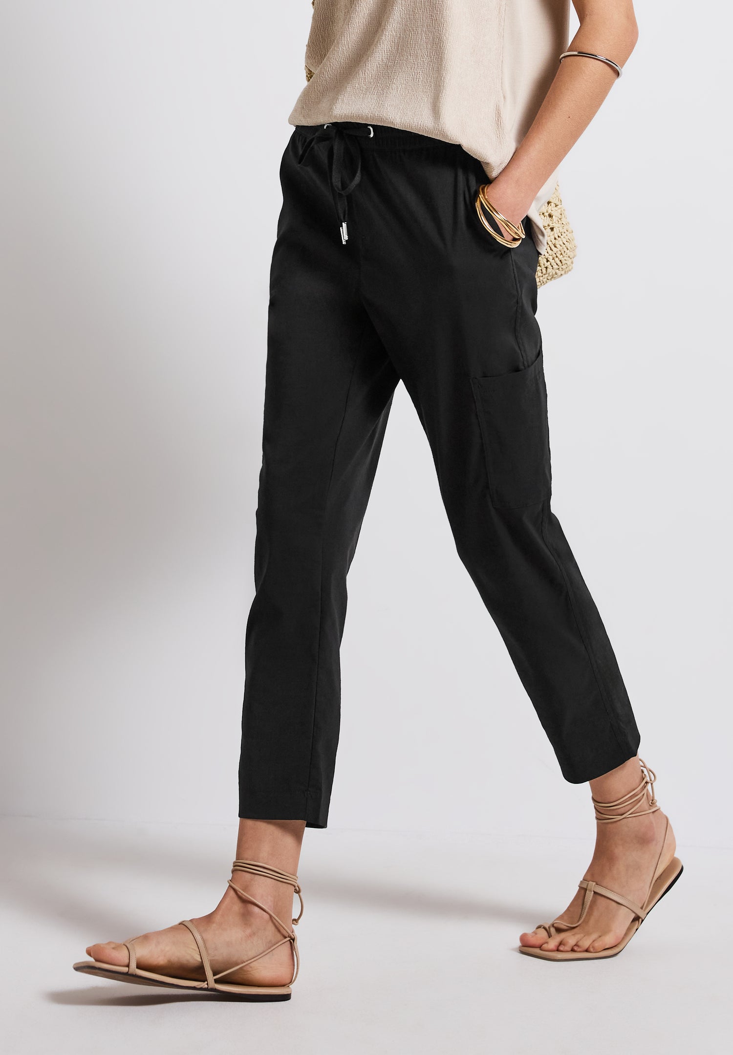 Street One Loose Fit Hose Damen Bequem Stretch Baumwolle
