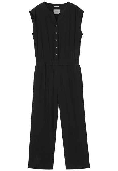 Street One Jumpsuit Damen mit Struktur und geschlitztem Ausschnitt