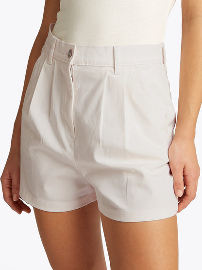 TJW CLAIRE HR PLEATED SHORT Damen Bequeme Baumwoll-Shorts