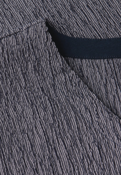 CECIL Crepe-Struktur Shirt Damen Blau