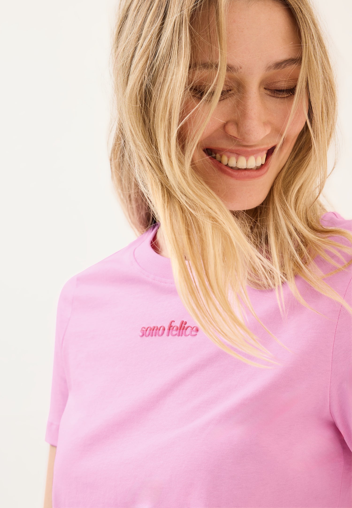 CECIL Schlichtes T-Shirt Damen Weiß