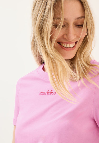 CECIL Schlichtes T-Shirt Damen Weiß