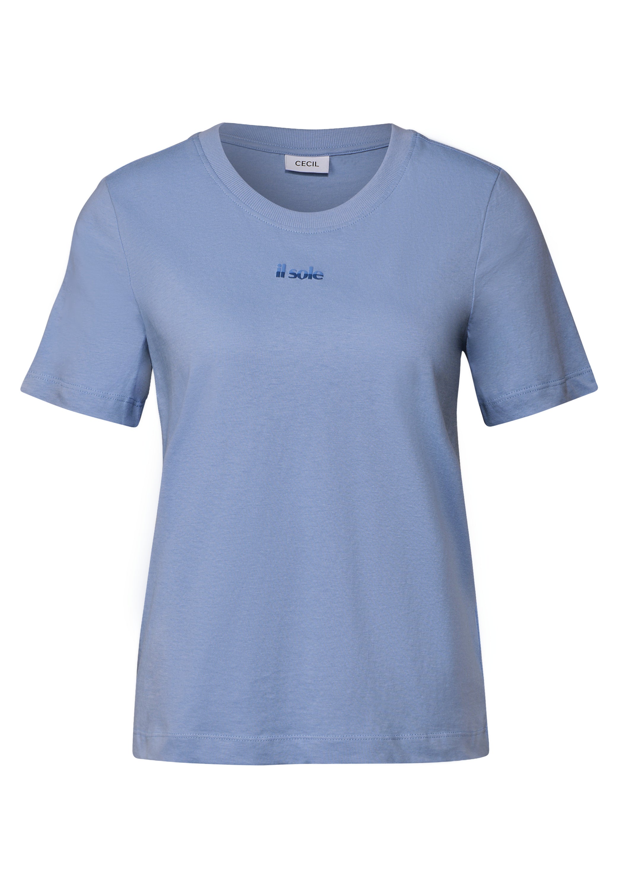 CECIL Schlichtes T-Shirt Damen Weiß