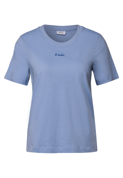 CECIL Schlichtes T-Shirt Damen Weiß