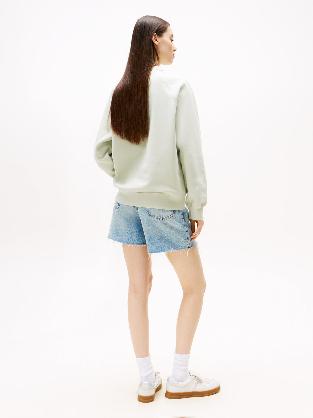 TJW RLX SCRIPT CREW EXT Damen Pullover Komfortabel