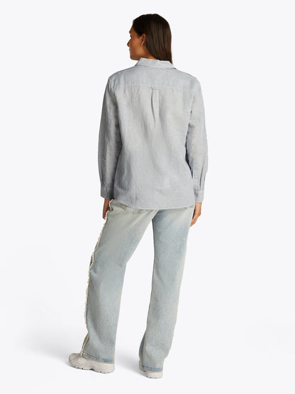 The Urban Realm RLX Linen Shirt Damen Sommerleinenhemd