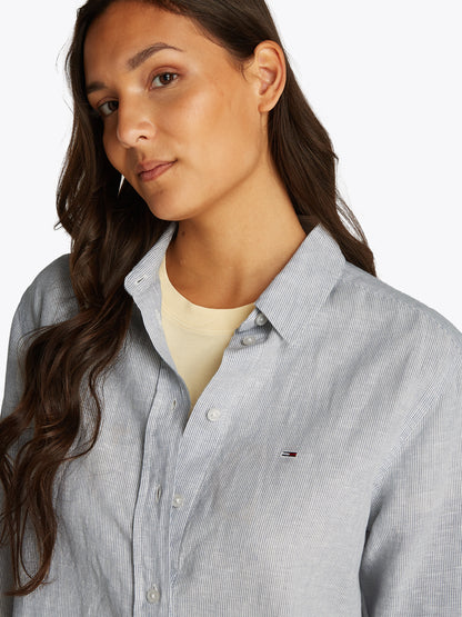 The Urban Realm RLX Linen Shirt Damen Sommerleinenhemd