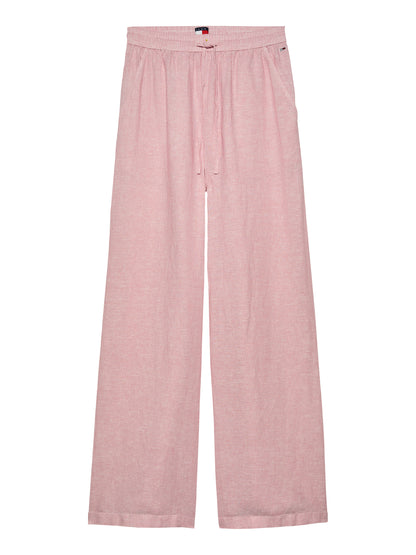 TJW LINEN PANT Damen Precious Pink/Stripe