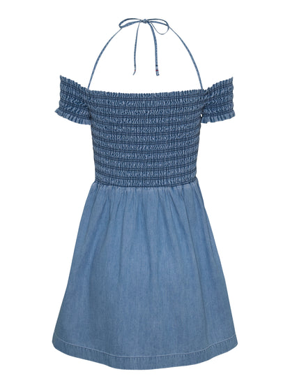 TJW CHAMBRAY FIT &amp; FLARE DRESS Damen Blau