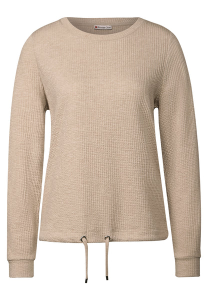 Street One Strukturshirt Damen kuschelig bequem