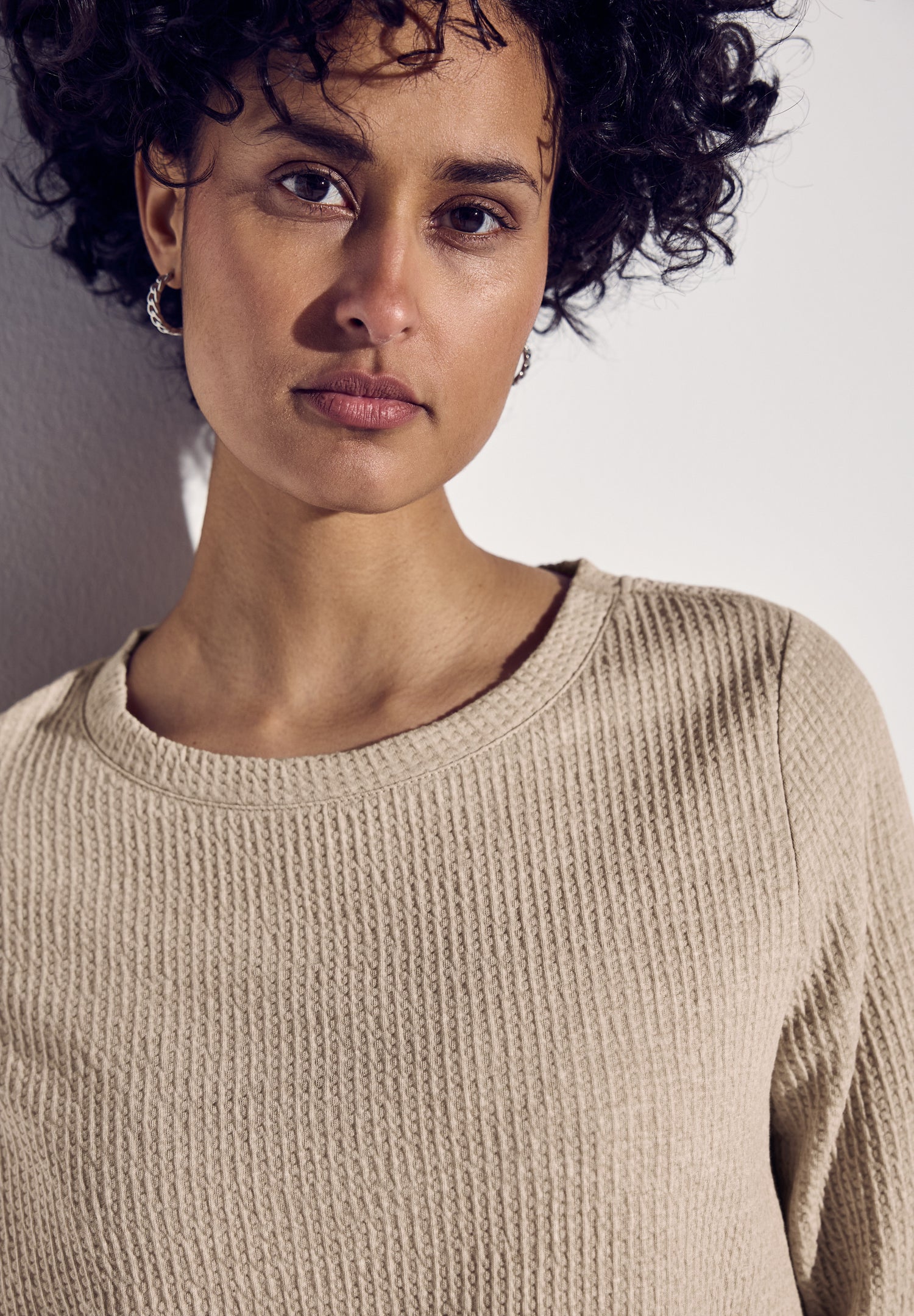 Street One Strukturshirt Damen kuschelig bequem