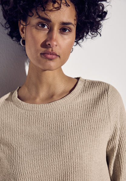 Street One Strukturshirt Damen kuschelig bequem