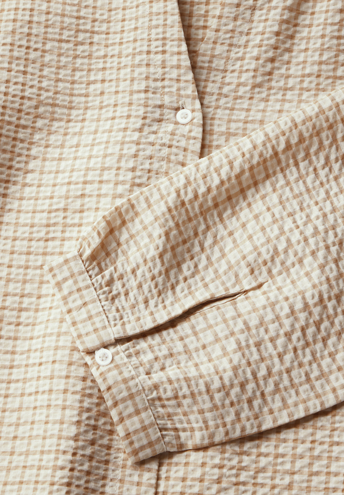 Street One Seersucker Bluse Damen Karo-Muster