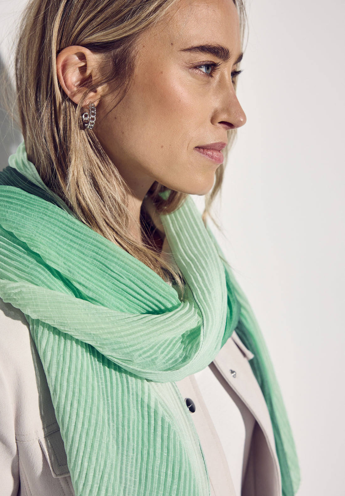 Street One Plissée-Schal Damen Trendiger Begleiter