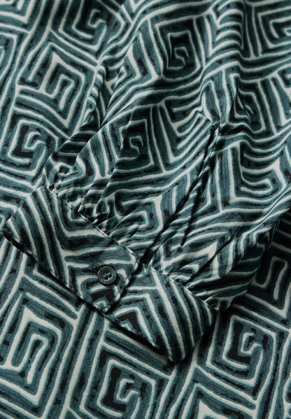 Street One Langarmbluse Damen Geometrisches Muster