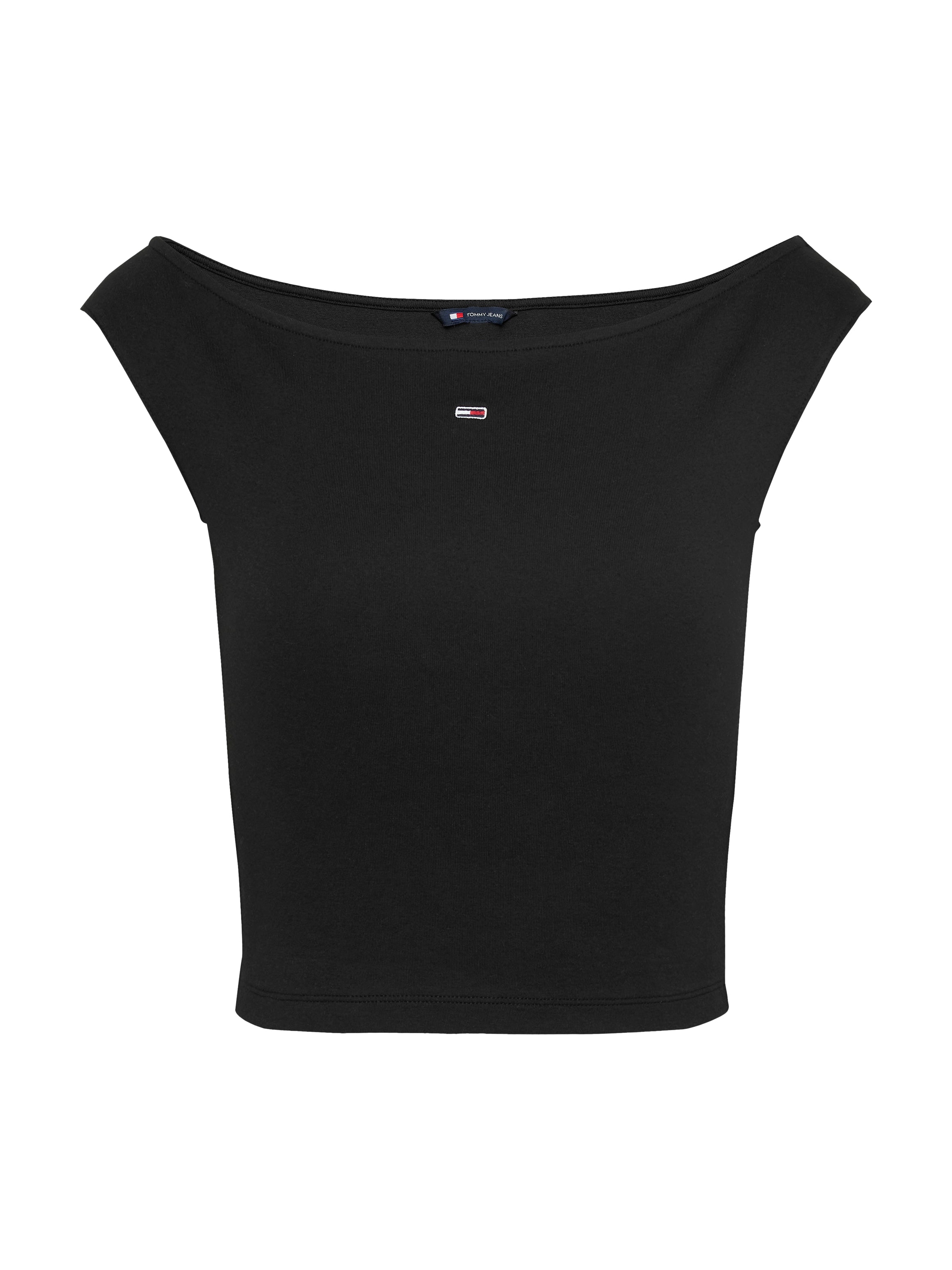 TJW BOAT NECK TOP SS EXT Damen Sommer-Shirt aus Baumwolle und Elasthan